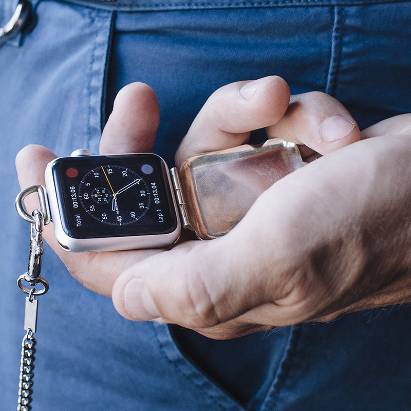 Apple Watchをポケットウォッチに変身させるアクセサリー ガジェットの購入なら海外通販のrakunew ラクニュー