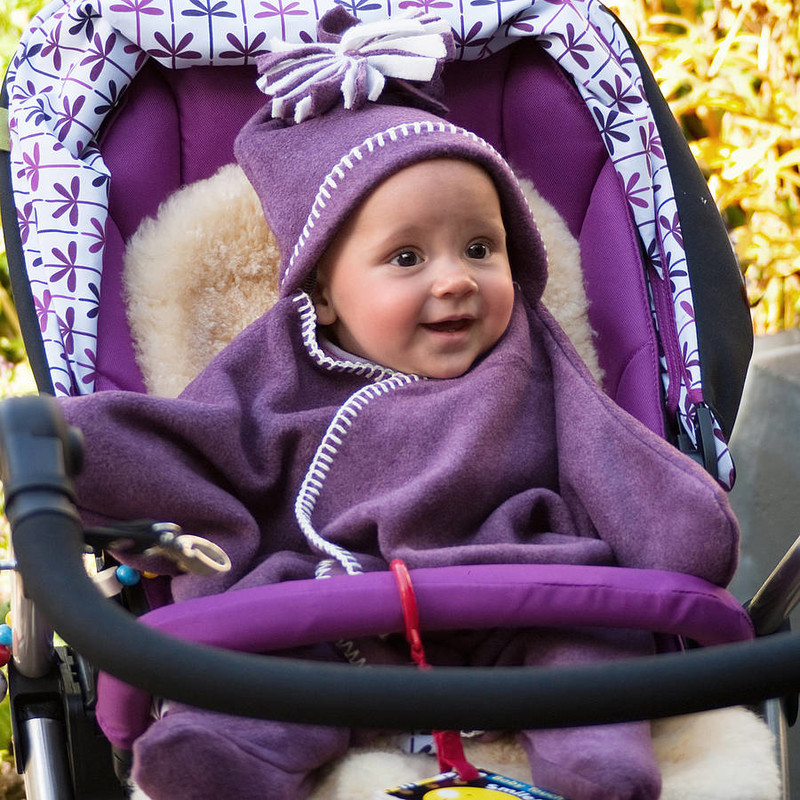 Star Fleece Baby Wrap