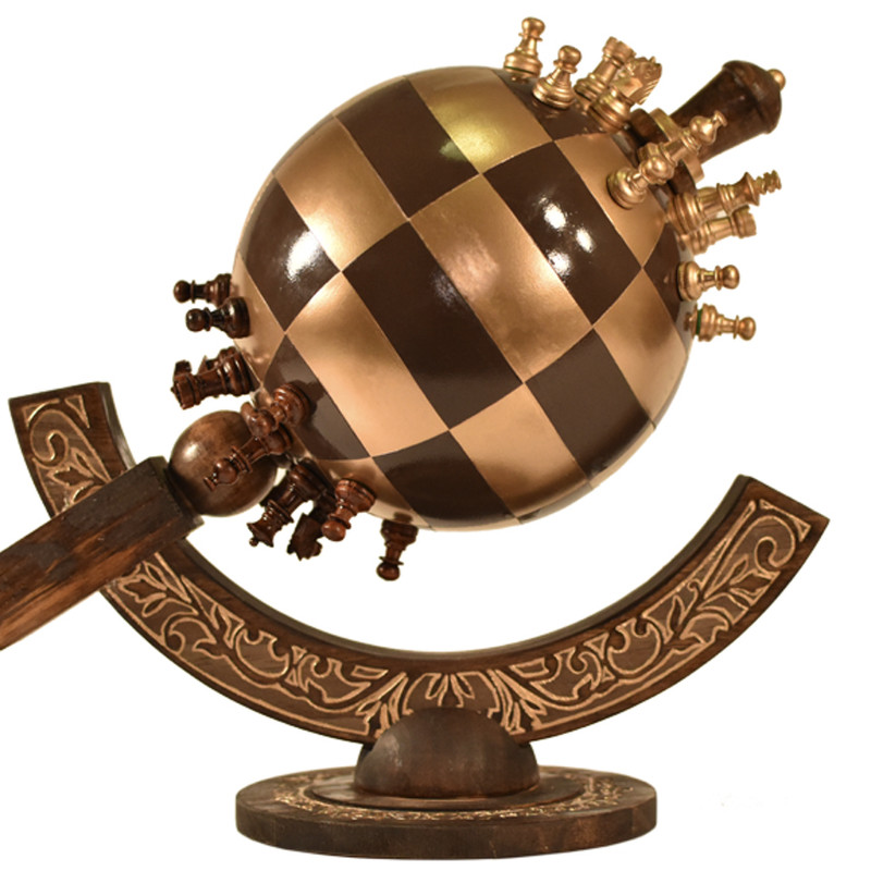Globe Chess｜球体状のチェスボード「グローブチェス」 - ガジェットの 