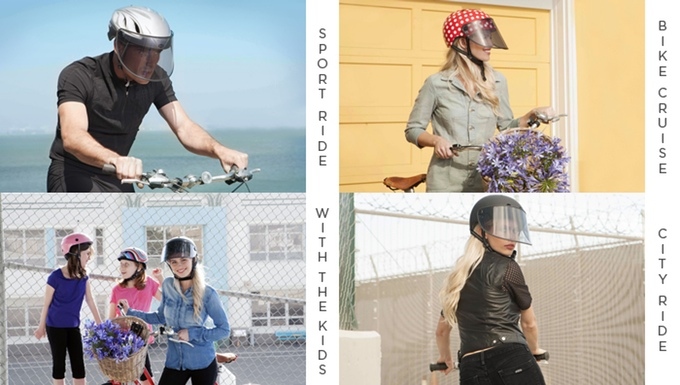 Bouclier Visor 自転車ヘルメット用サンバイザー ブークリアーバイザー ガジェットの購入なら海外通販のrakunew ラクニュー