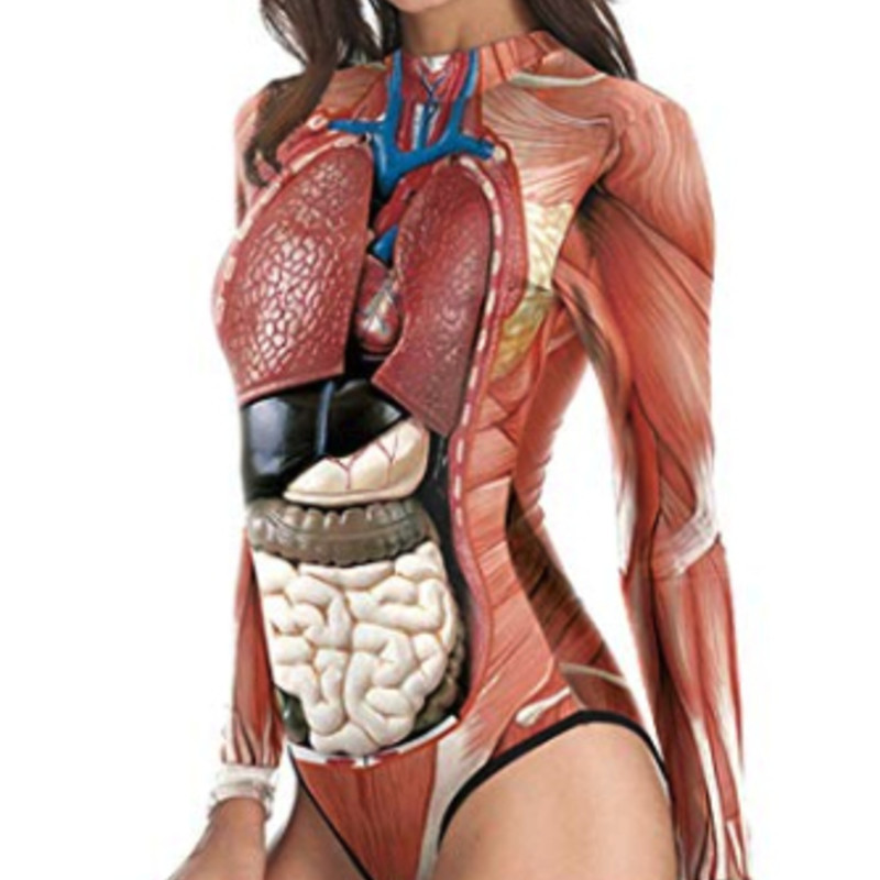 翌営業日発送 Skeleton One Piece Swimsuits ちょいグロ人体解剖スイムスーツ ガジェットの購入なら海外通販のrakunew ラクニュー