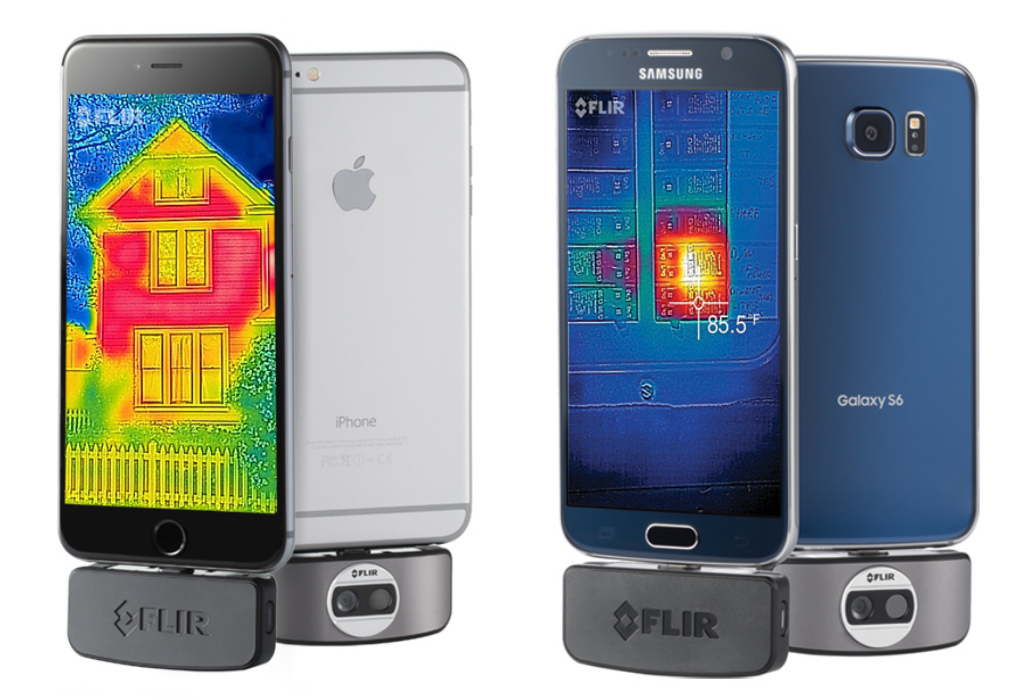 Ios Android対応の赤外線サーモグラフィ汎用ユニット Flir One ガジェットの購入なら海外通販のrakunew ラクニュー