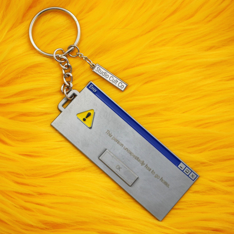新発売の Error Enamel Chain｜エラーメッセージモチーフキーチェーン Key ミュージシャン