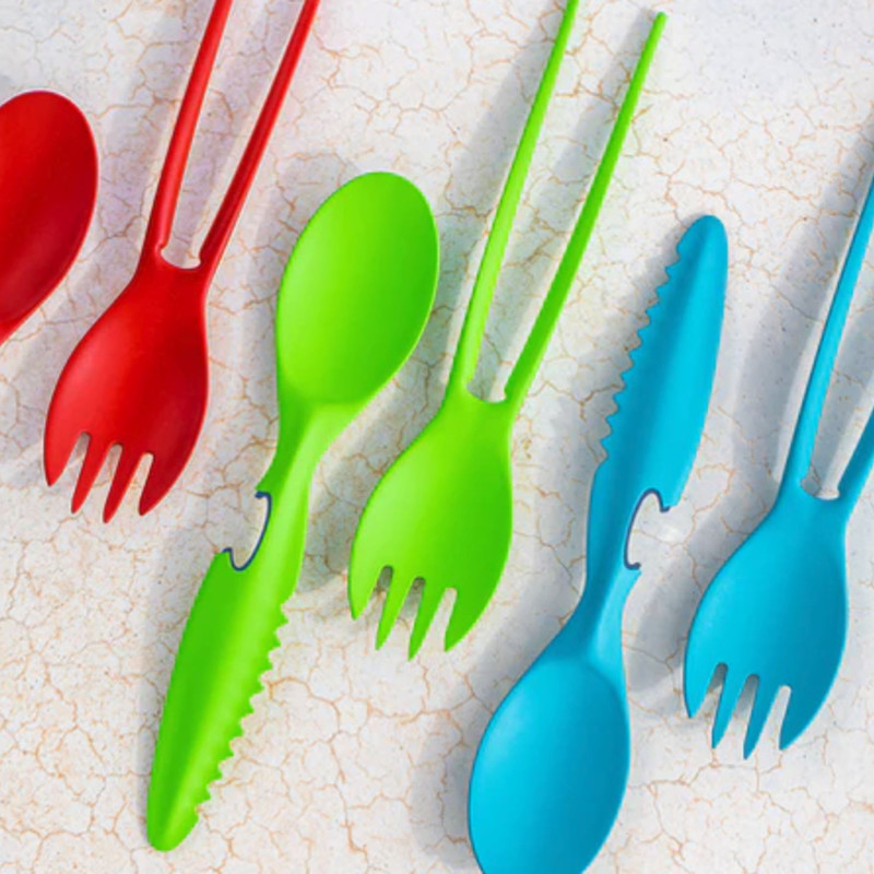 7-in-1｜持ち運びに便利な軽量トラベルカトラリーセット「7-in-1