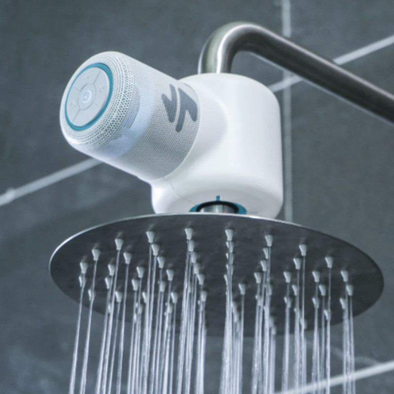 Shower Power シャワーで音楽が楽しめる水力発電スピーカー シャワーパワー ガジェットの購入なら海外通販のrakunew ラクニュー