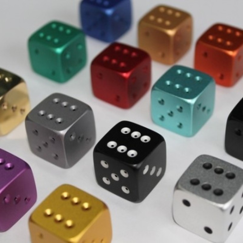 【激レア・美品】NANA-dice サイコロセット​ Luma Dice｜LEDライト内蔵アルミ製ダイス「ルマダイス