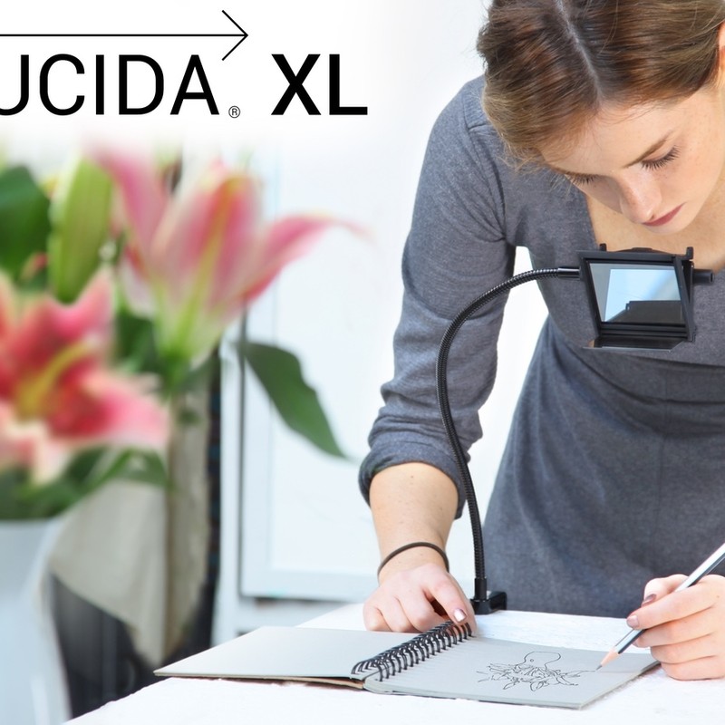 NeoLucida XL｜被写体のゴーストイメージを見たままトレース可能な