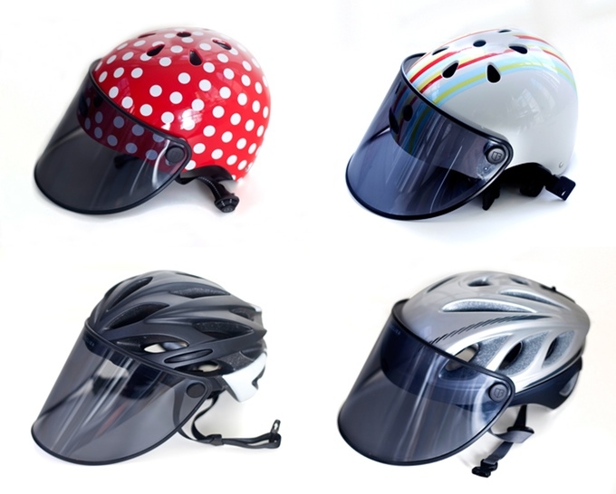 Bouclier Visor 自転車ヘルメット用サンバイザー ブークリアーバイザー ガジェットの購入なら海外通販のrakunew ラクニュー