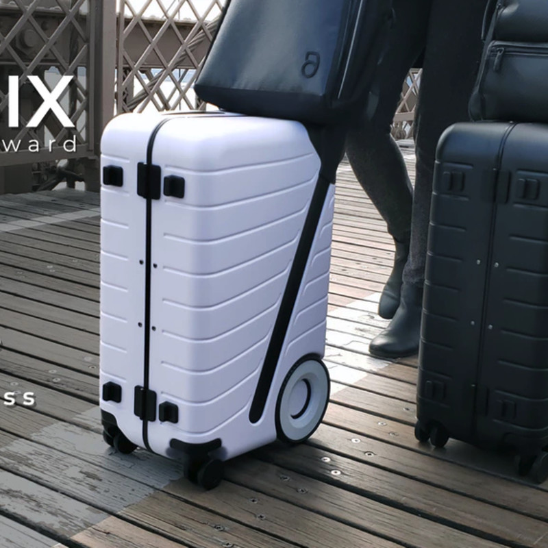 楽な姿勢で押して歩けるトラベルキャリーケース「The SIX