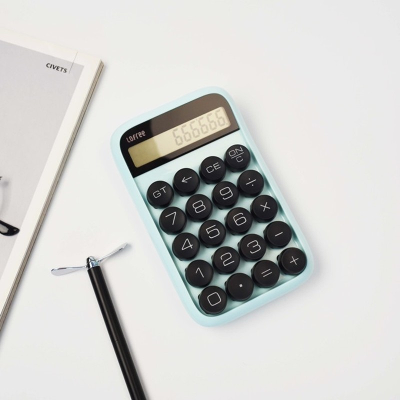 (未使用･未開封品)Calculatorグラフ化84キーパッド20?MB *ストレージMem Vintage green VFD calculator fonts: Sharp QT-8D (1969), PC