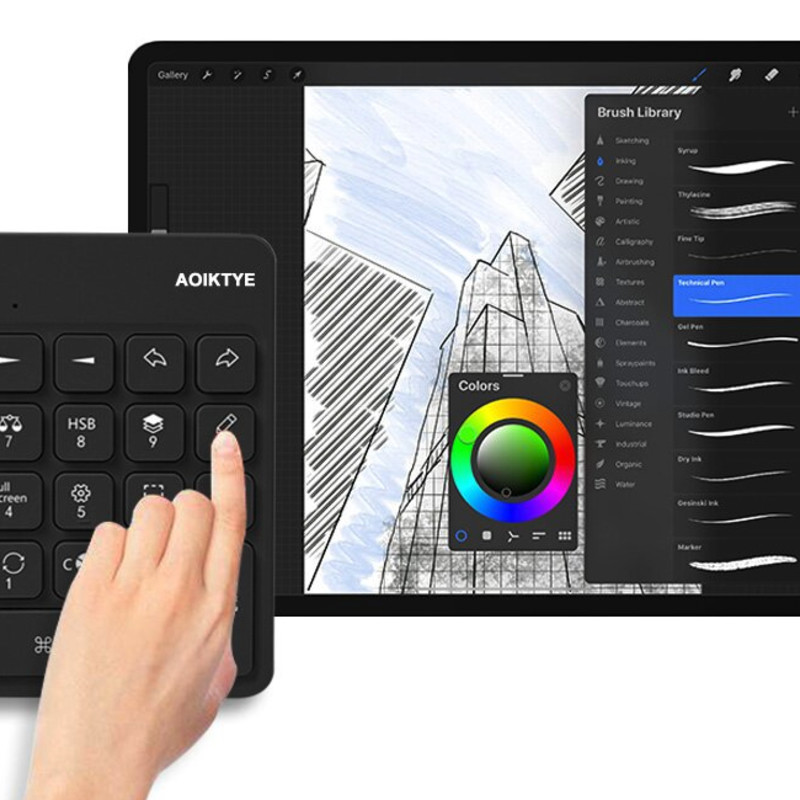 Aoiktye Keyboard For Procreate Procreateの作業効率をブーストするショートカットキーボード ガジェットの購入なら海外通販のrakunew ラクニュー Aoiktye Keyboard For Procreate Procreateの作業効率をブーストするショートカットキーボード ガジェットの購入なら海外通販のrakunew ラクニュー