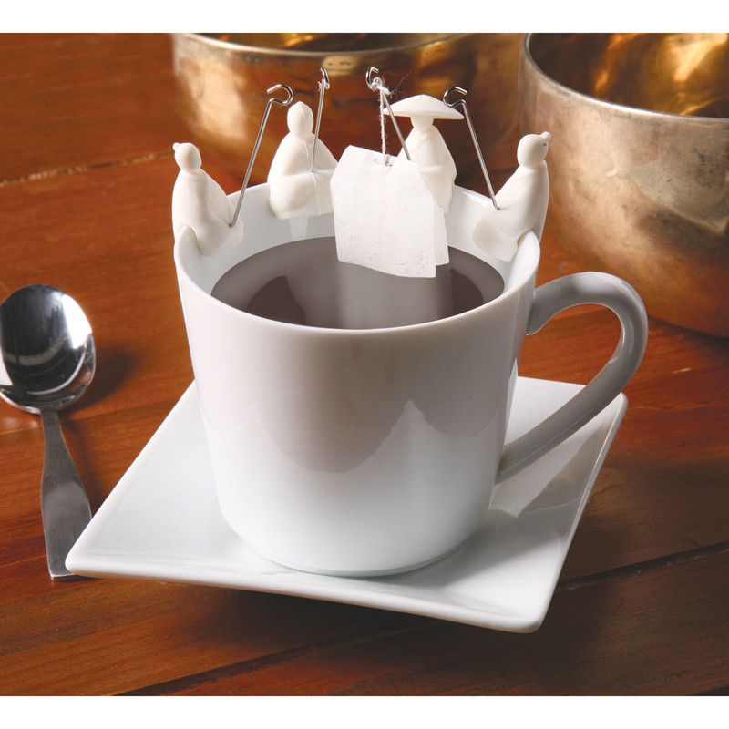 Jiang Taigong Tea Bag Holder ｜中国の古い物語「姜太公釣魚台」をモチーフにしたティーバッグホルダー ガジェット