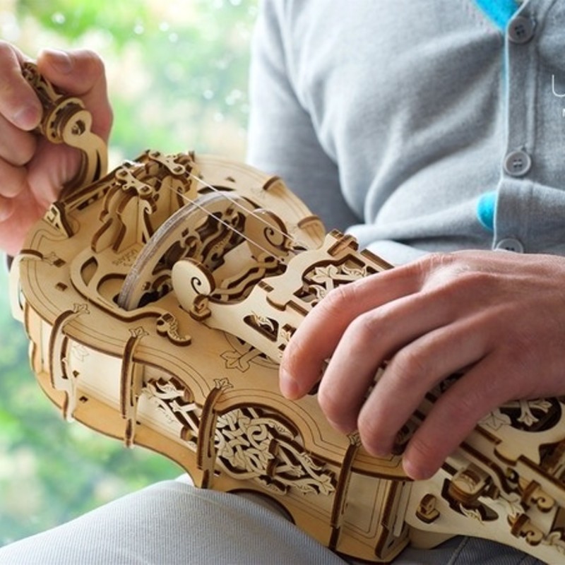 Hurdy-Gurdy｜木製パーツを組立て演奏も楽しめるメカニカル楽器