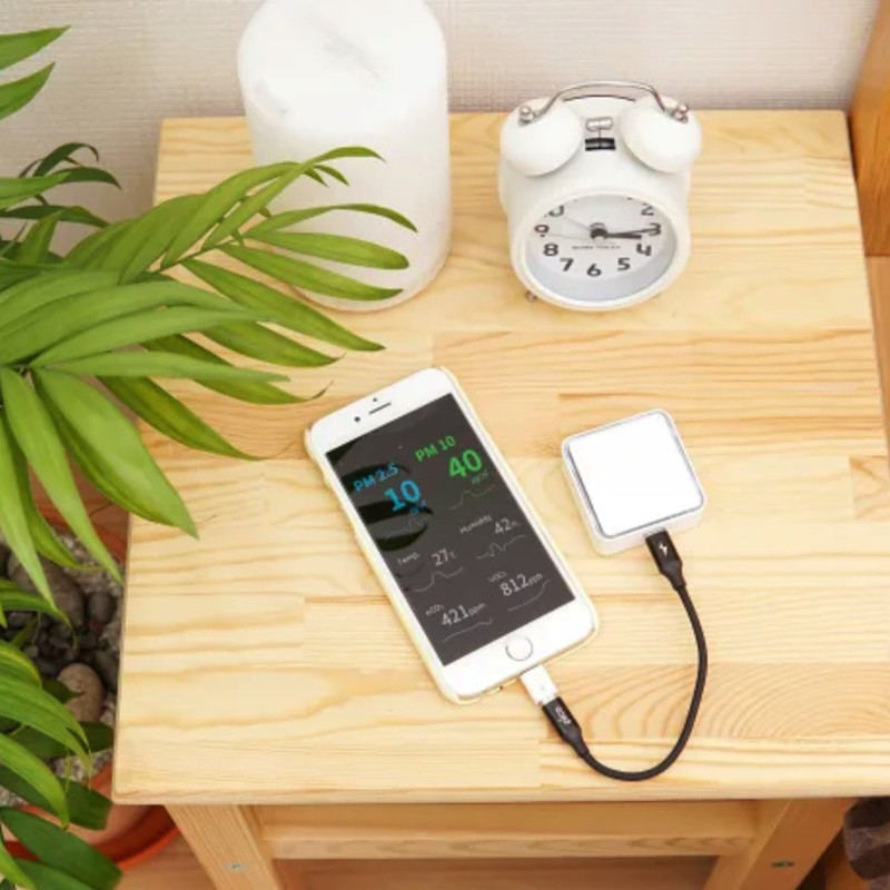 PiCO Home｜空気品質をチェック可能な手のひらサイズポータブルエア 
