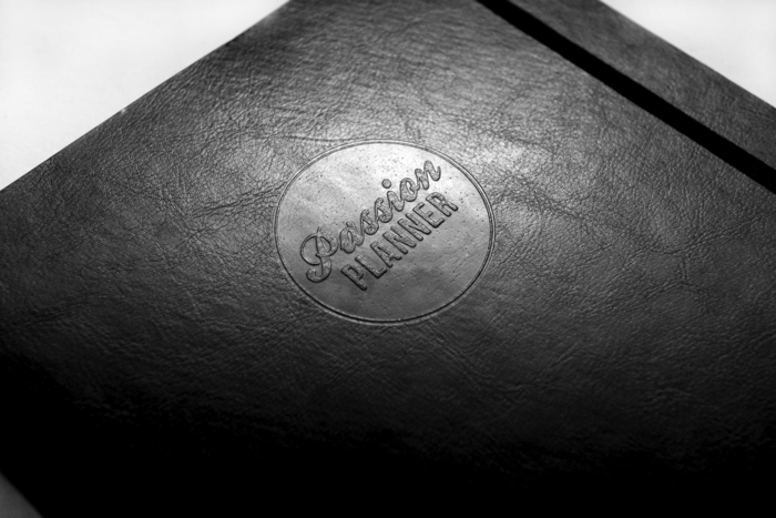 Leather embossing! So subtle yet still bold.