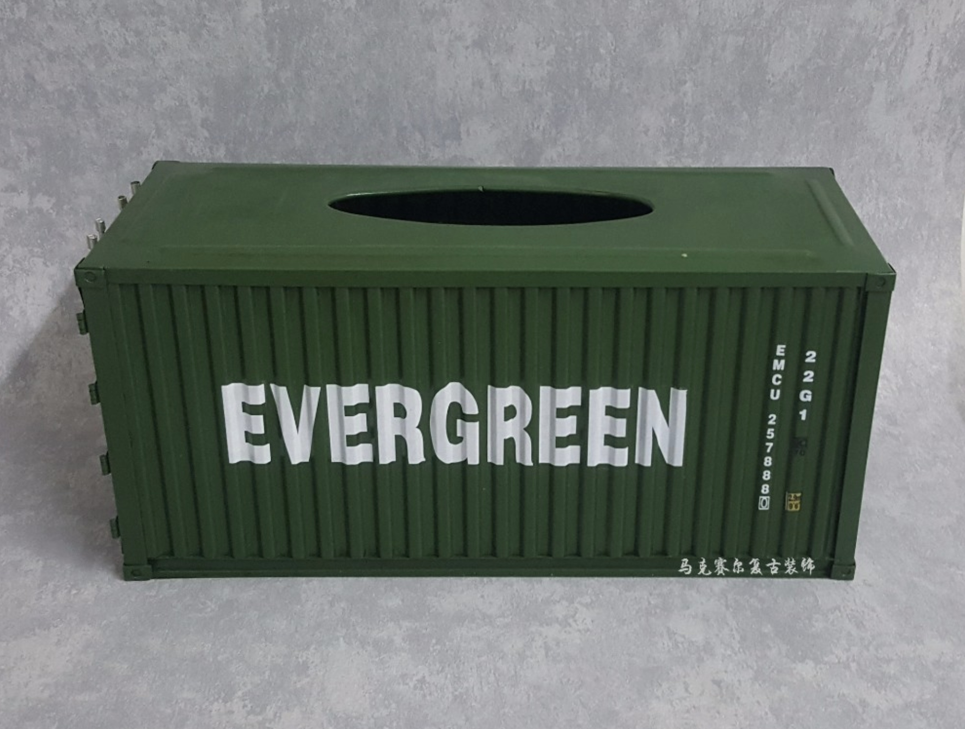 Antique Container Tissue Box｜アンティークコンテナデザイン 
