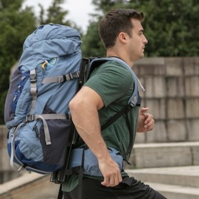 bucket style backpack