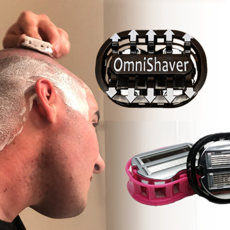 OmniShaver｜双方向に剃れるスキンヘッドシェーバー「オムニシェーバー」 - ガジェットの購入なら海外通販のRAKUNEW(ラクニュー)