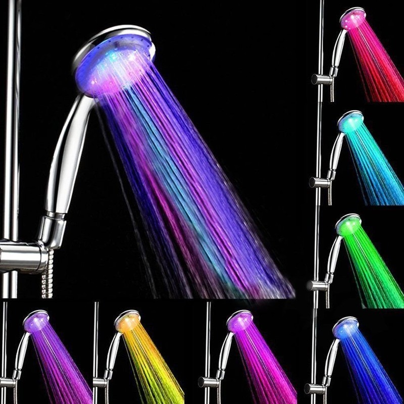 7 Colors Shower Head 7 LED RAKUNEW