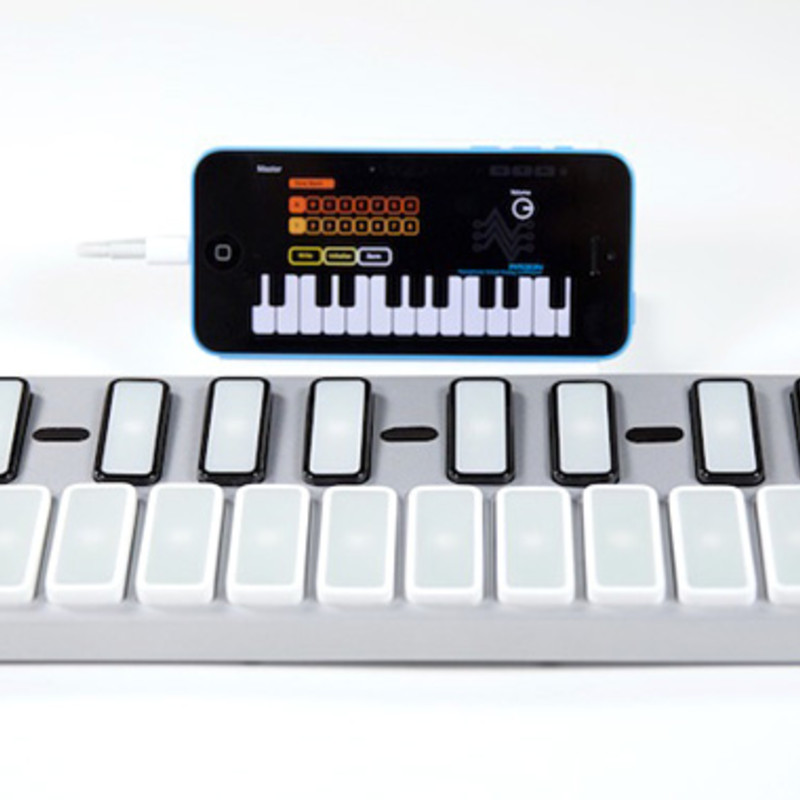 革新的モジュール式LED音楽キーボード「キーズ」 - ガジェットの