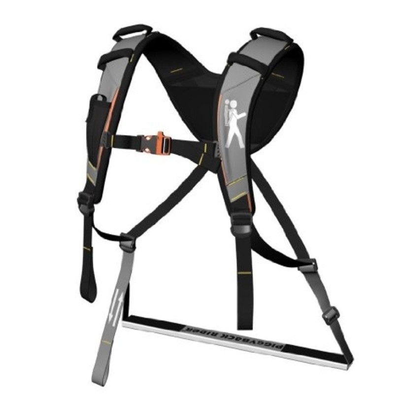 美品☆PIGGYBACK RIDER スタンディングチャイルドキャリア 黒 The Piggyback Rider Standing｜子供が立ったまま背負うキッズ