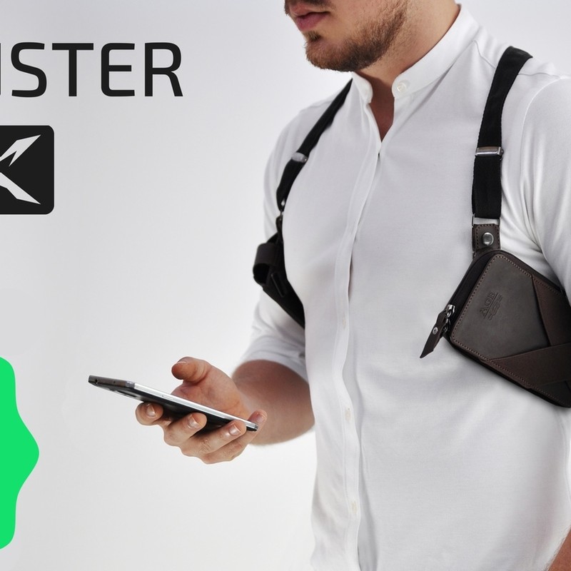 Phonster X ｜スマホやウォレットをハンズフリーで持ち運べる