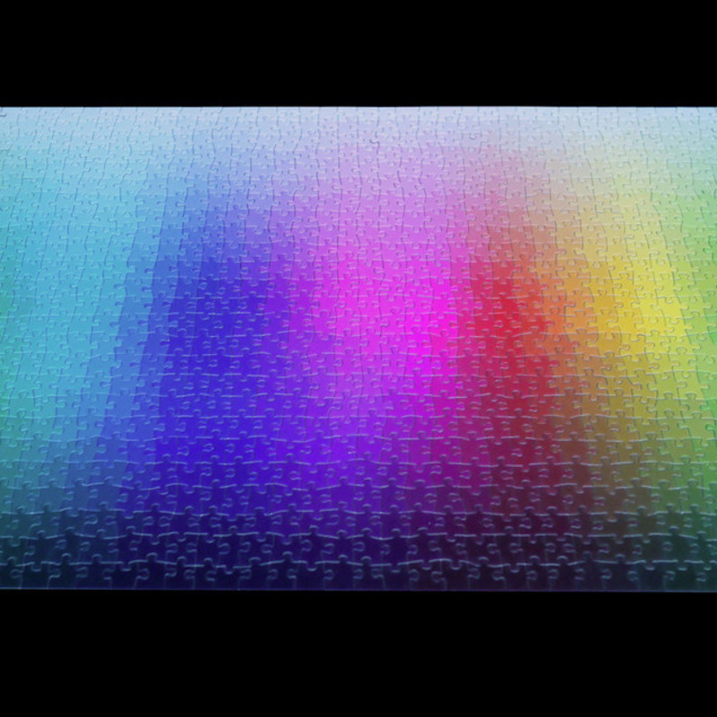 ジクソーパズル完成品　ラグジュアリーナイト　７２ｘ４９ｃｍ 1,000色を贅沢に使った繊細な虹色ジグソーパズル - ガジェットの