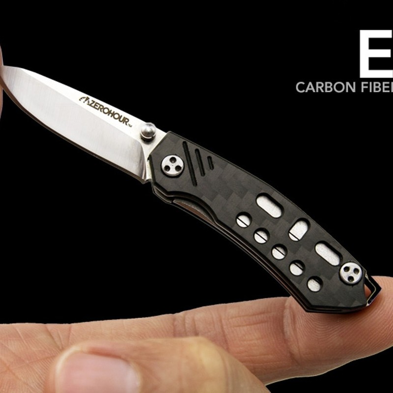 EDGE｜ZEROHOUR社製カーボンファイバーEDCポケットナイフ「エッジ