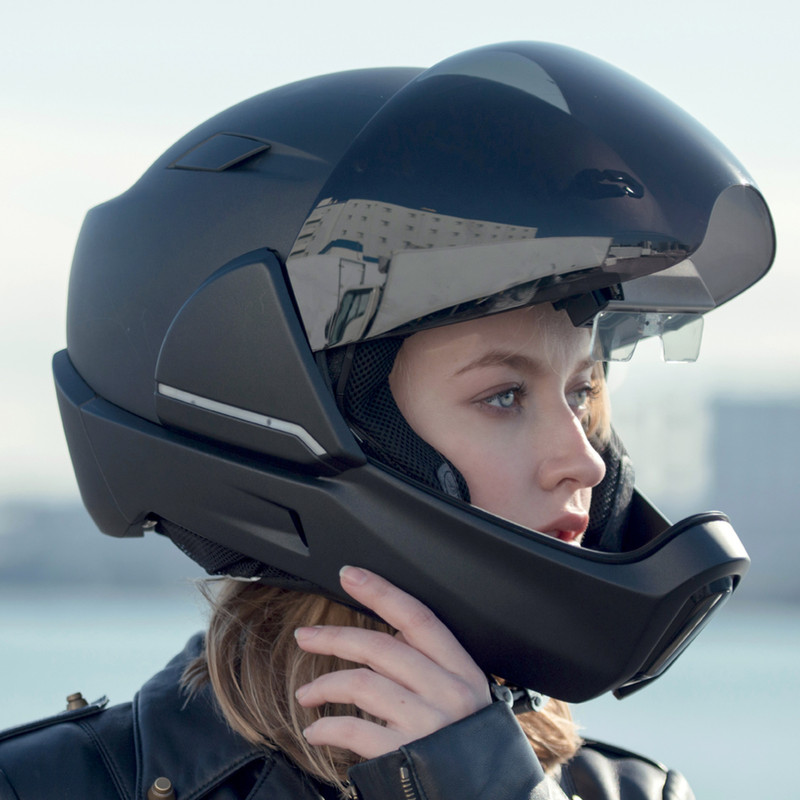Crosshelmet 360 見渡せるノイズ低減機能搭載スマートヘルメット クロスヘルメット ガジェットの購入なら海外通販のrakunew ラクニュー